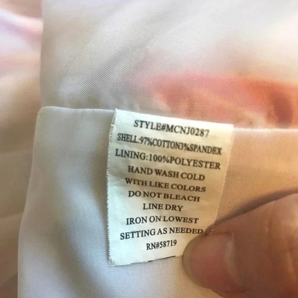 Notations y2k Florals prints 1 Button blazer jacket career wear women size M - Picture 6 of 6